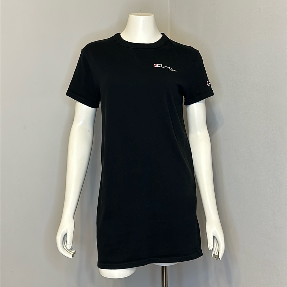 Champion Black Tee Shirt Dress